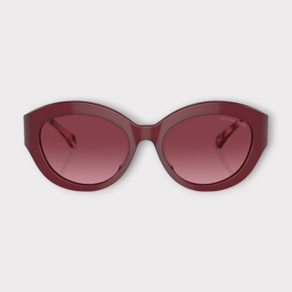 Michael Kors MK2204U Womens Sunglasses. Dark Red Frame, Burgundy Gradient Lens